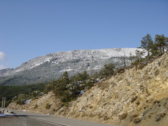 Col de Luens, sommet enneige'