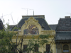 Painting on the top of a house