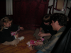 Ian playing with Sandro's children