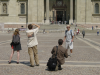 Nicole, Max, Danbri and Dean in front of Szent Istven cathedral