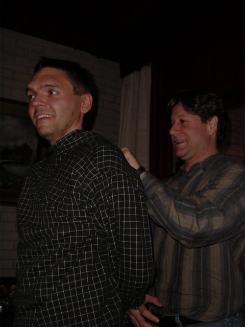 Ian tying max's arms in his back