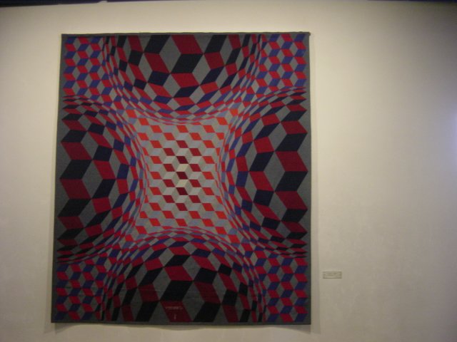 Victor Vasarely painting