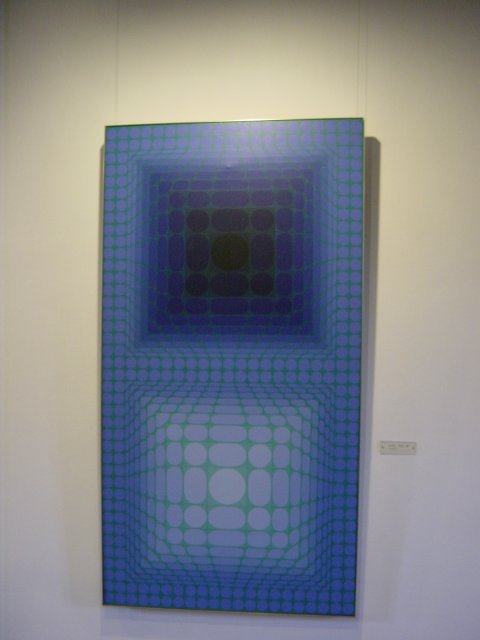 Victor Vasarely painting
