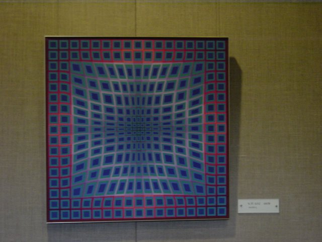 Victor Vasarely painting