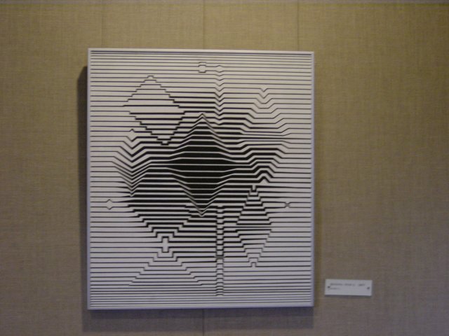 Victor Vasarely painting