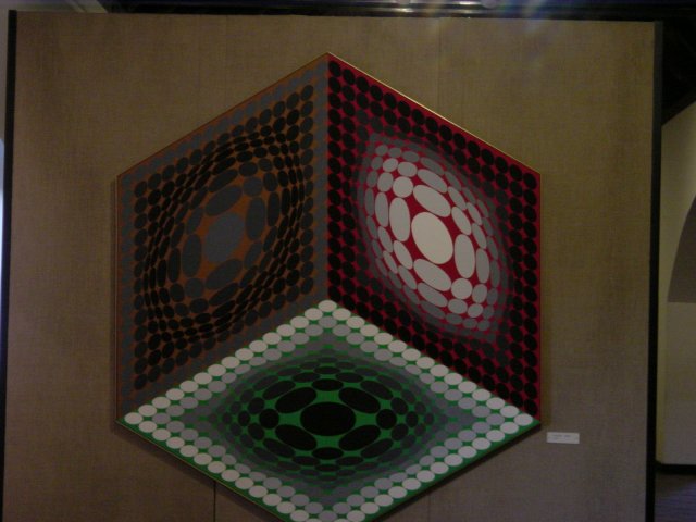 Victor Vasarely painting