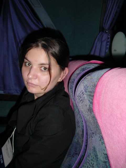 Alexandra sulking? Last evening in Budapest