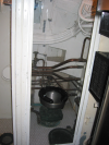 Toilet in submarine