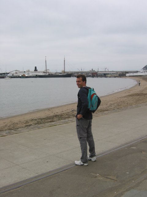 Stephane by the beach