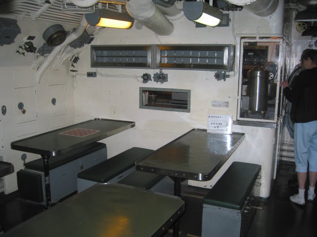 Galley in submarine