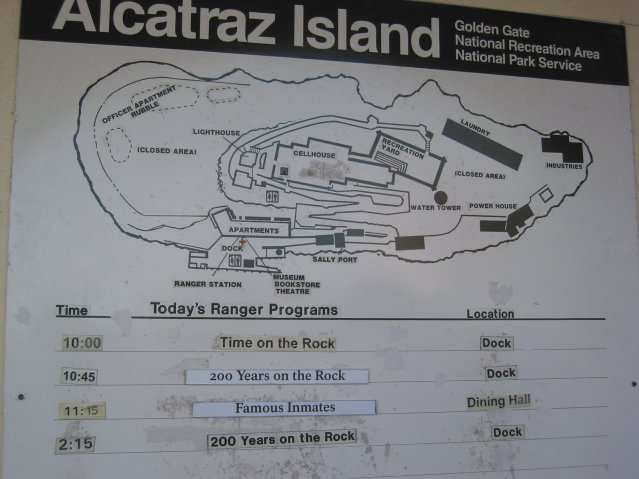 Alcatraz map