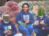 Coralie in the children's zoo