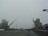 Golden Gate Bridge in the fog