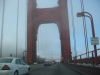 Golden Gate Bridge in the fog