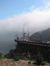 Golden Gate Bridge in the fog