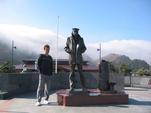 Steph and the lone sailor
