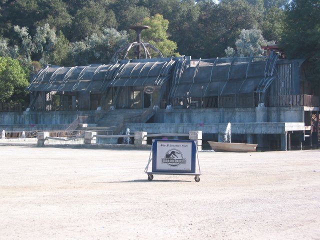 Stage for Jurassic Park