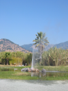 The geyser near the end