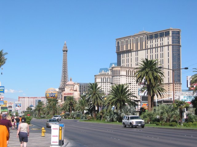 The Paris Las Vegas and the Aladdin