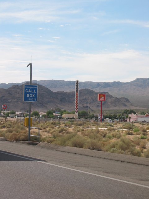 World record of the highest outdoor thermometer of Baker