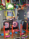 Hugo dancing at the Dance Revolution Extreme