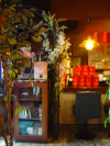 The inside of a cafe
