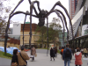 Huge metal spider