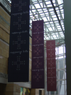 Roppong Hills dangling drapes
