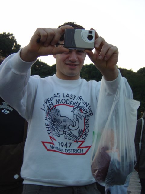 Picture of the guy taking a picture of me (and his pal)