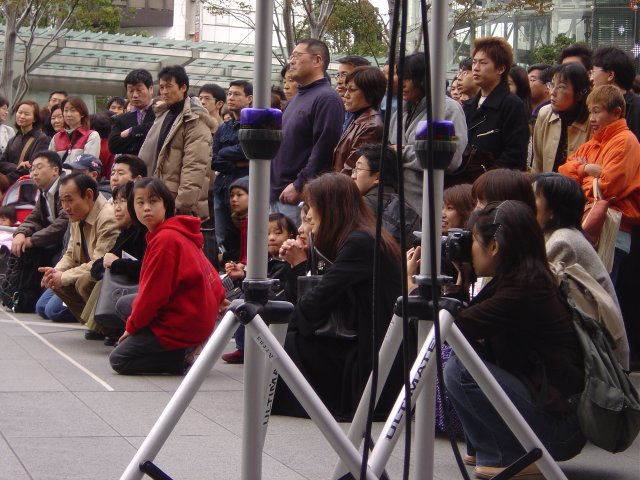 Spectators of the Modern (dancing?) show