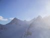 Le vent fait voler la neige