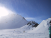 Le vent fait voler la neige
