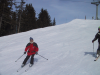 Steph Pticul en pleine descente