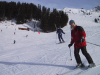 Bi et Pticul sur leurs skis