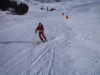 Sophie en pleine descente