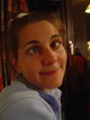 Coralie a un leger strabisme