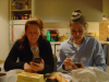 Sophie et Coralie, chacune un pda