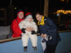A la patinoire, Fredo, Gaetan sur la rambarde et Alex
