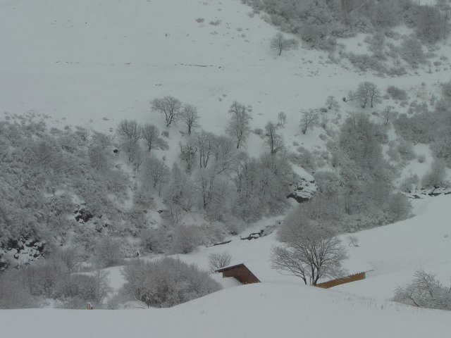 La vallee sous la neige