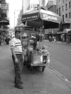 Pretzels trolley in the street