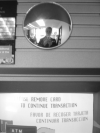 My reflection at the ATM