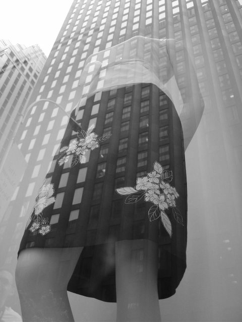 A peek under a skirt