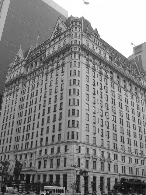 Old building and new building at the back