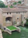 Moulin sur centrale hydroelectrique