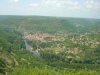 Vue sur Saint-Antonin-Noble-Val et l'Aveyron