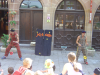 Spectacle de rue: Jacky et Adrien, jongleurs