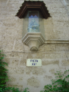 Une pieta du XVeme en vitrine