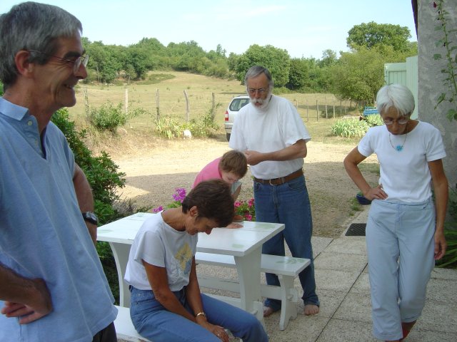 Guy, Evelyne, Leonie, Christian et Colette