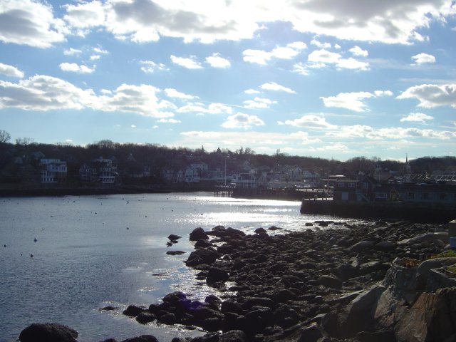 The bay flooded with light