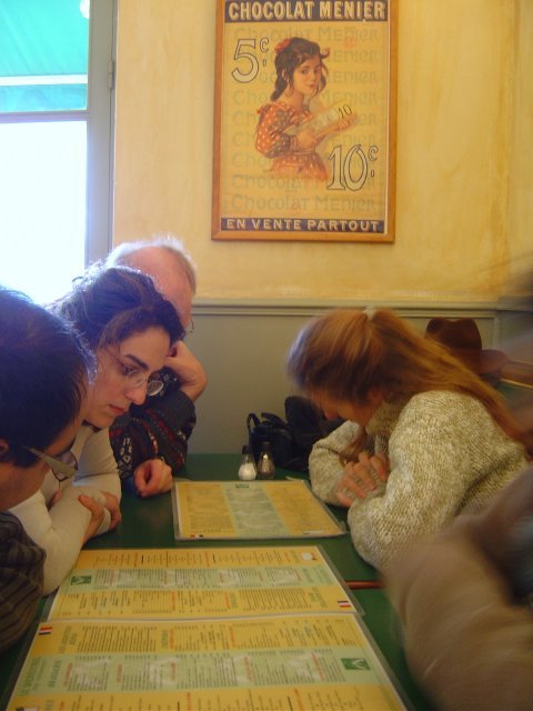 Oh, we ended up in the same cafe as this morning :-)